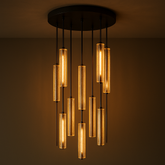 Audubon Crystal Round Chandelier 24"